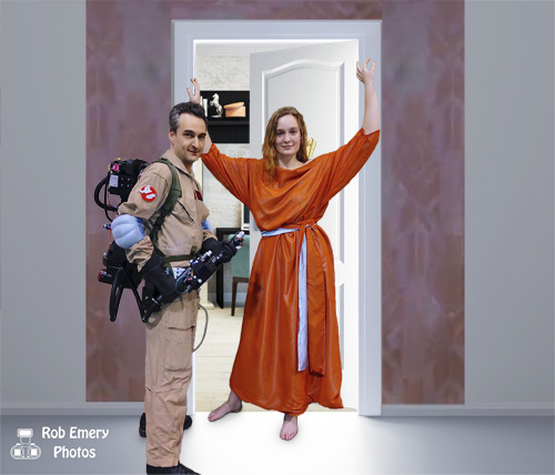 Venkman meets the Gatekeeper at Dana's aparment